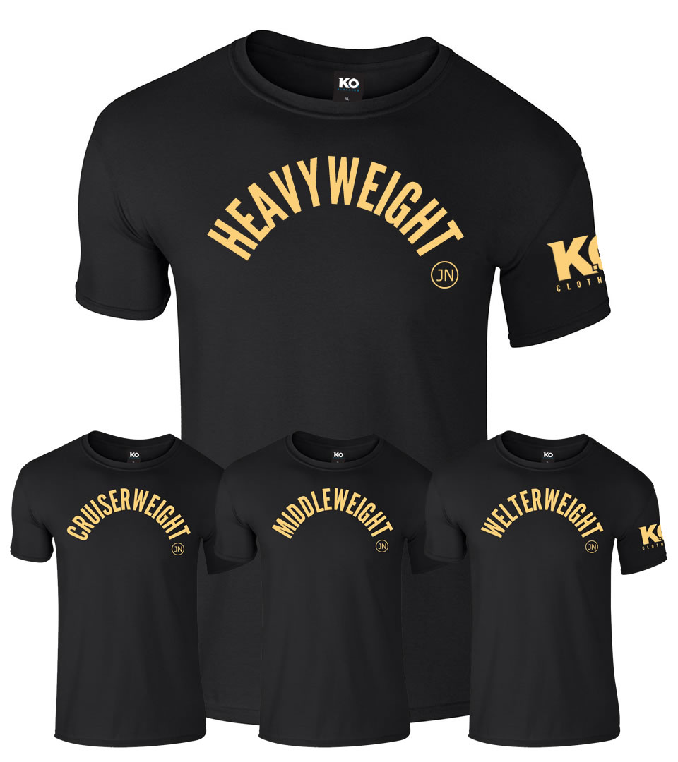 Official <a href="/SkyJohnnyNelson/">Johnny</a> Weight Class tees available @ knockoutclothing.com/johnnynelson #KOclothing #boxing