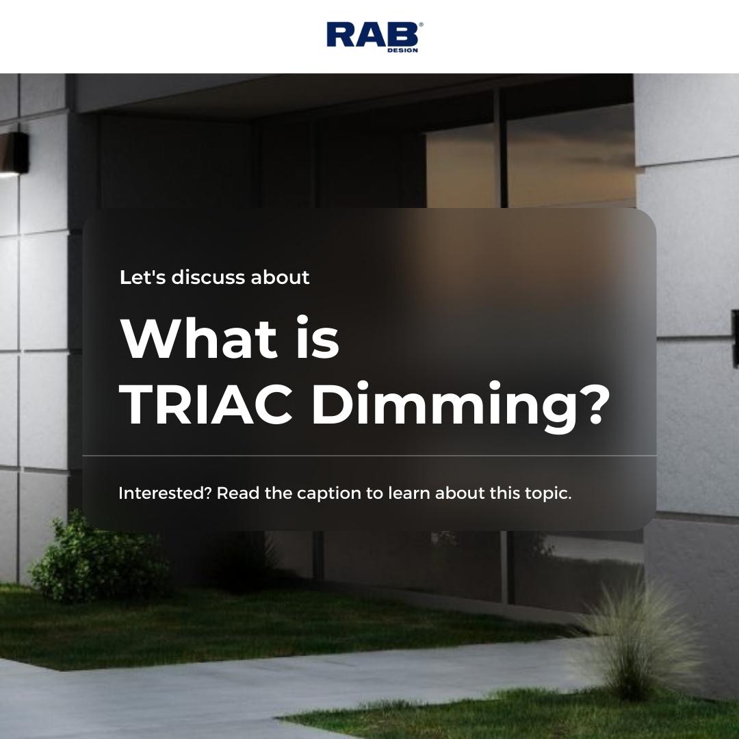 rabdesign's tweet image. Have you ever heard of TRIAC dimming?

If not, let us explain this topic to you!

#RABDesign #lightingindustry #led