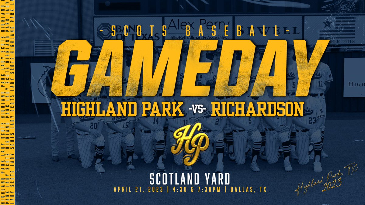 scotsathletics's tweet photo. IT'S GAMEDAY!! Good luck to the Scots Baseball teams today during their home district games!! #ScotsBaseball⚾ #MenInPins @HPScotsBaseball @MrCoachLeidner @CoachHoney11 https://t.co/wBAx4sggAp