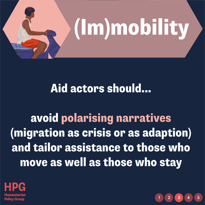 hpg_odi's tweet photo. This new policy brief by @CaitlinRS builds on 2 years of research to explore the impacts on affected communities when #ClimateChange, conflict and displacement occur at the same time and in the same location.

Swipe through our 5⃣ recommendations for aid actors 👉