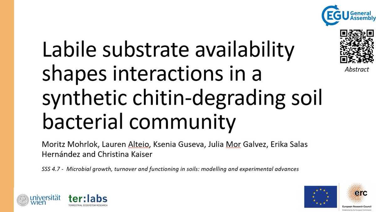 MoritzMohrlok (@mmohrlok) on Twitter photo Looking forward to all the exciting talks at <a href="/EGU_SSS/">EGU Soil Sciences</a> session 4.7 on monday next week! Definitely worth a visit. Also - shameless plug - I'm excited to present our work on bacterial interactions and complex #SOM degradation in the afternoon, come check it out if you're at #EGU23! Looking forward to all the exciting talks at <a href="/EGU_SSS/">EGU Soil Sciences</a> session 4.7 on monday next week! Definitely worth a visit. Also - shameless plug - I'm excited to present our work on bacterial interactions and complex #SOM degradation in the afternoon, come check it out if you're at #EGU23!