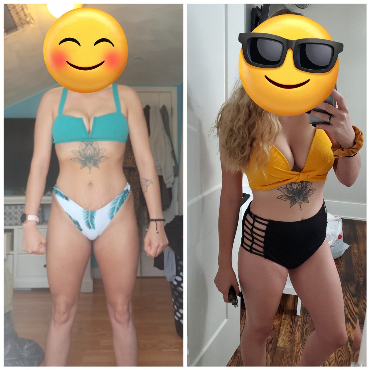 HayLee069's tweet photo. Just wanted to brag some more on my progress. Left- size US 4, right-size us 8. 

Findom https://t.co/Q9ydiBYrO4