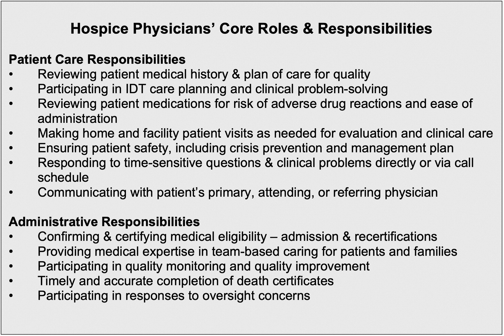 Journal of Palliative Medicine on Twitter "PalliativeMed_j Core Roles