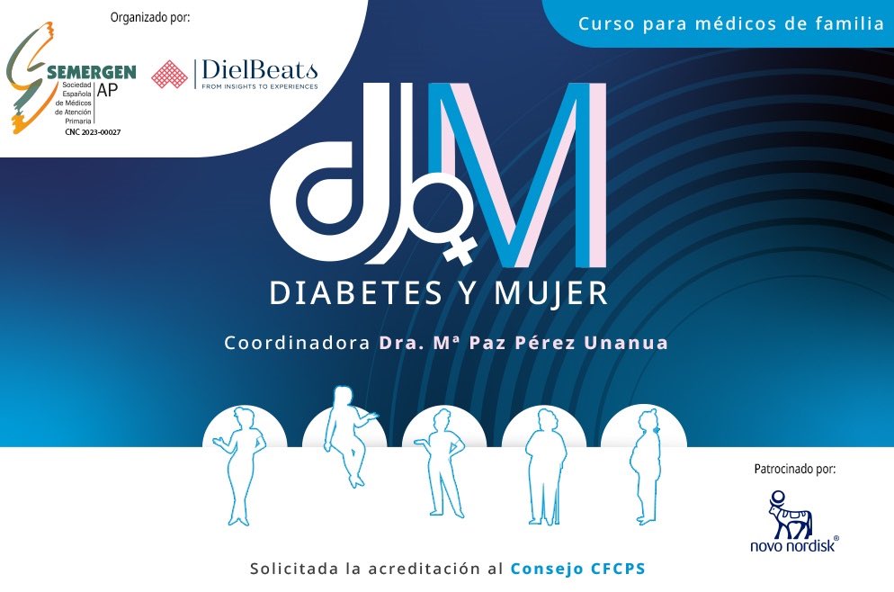 Curso Diabetes y Mujer de <a href="/SEMERGENap/">SEMERGEN | Médicos de AP #SEMERGEN25</a> coordinado por <a href="/mpazperezunanua/">Mª Paz Perez Unanua</a> 
🗓️ 21/4/23 al 20/4/24

🔰Explica cómo afecta la DM y su impacto a lo largo de la vida de la mujer 🚺

No te lo puedes perder!

semergen.es/?seccion=socie…