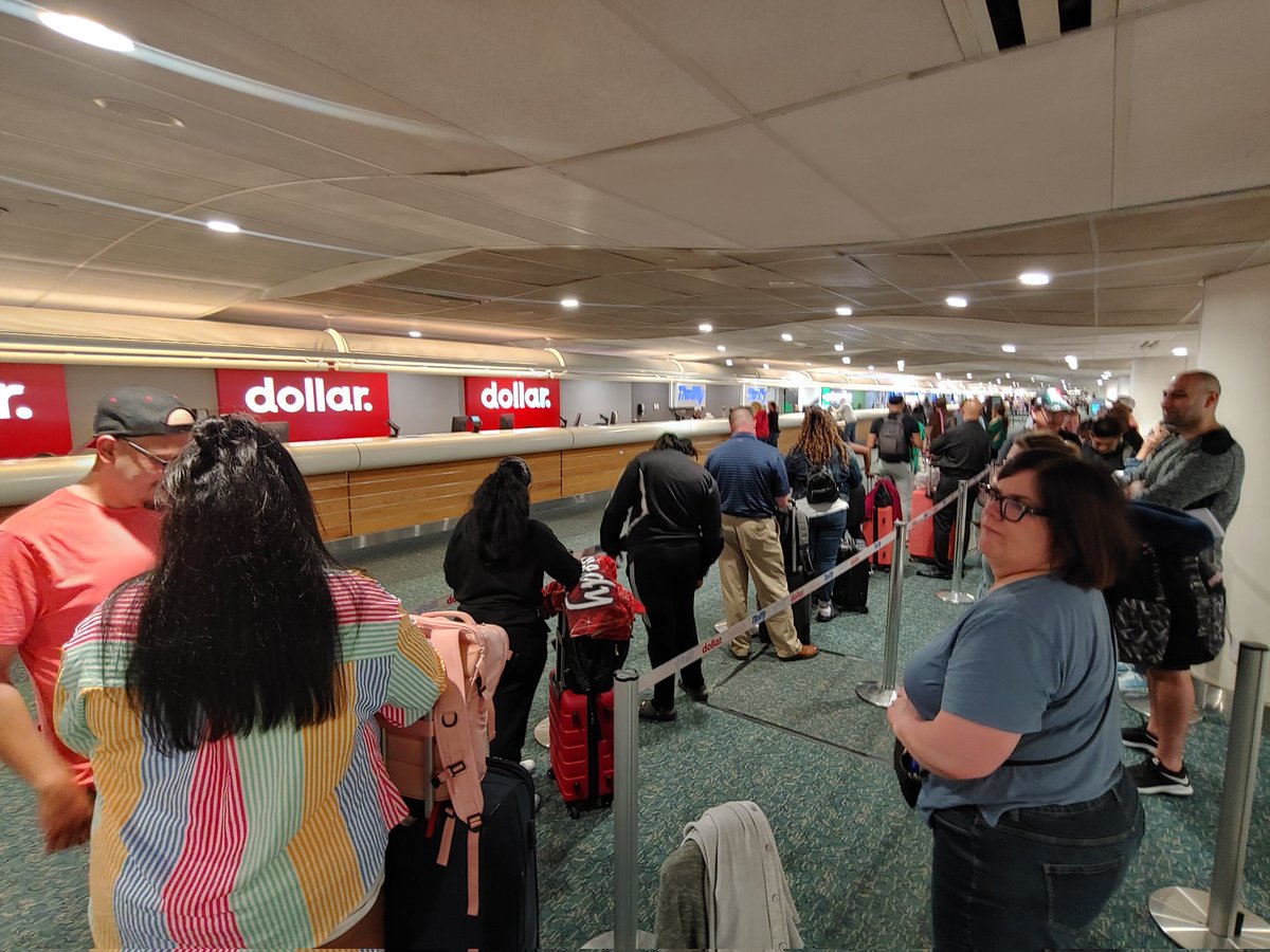 Are you kidding me <a href="/thriftycars/">Thrifty Car Rental</a>??? Over sixty people in line at MCO, two people working, and two people hanging out and chatting because they can only help "Blue Chip" reservations??? Worst experience I've EVER had with a car rental 🤬🤬🤬