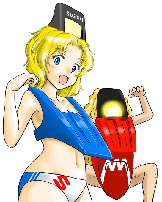 #なんだって良い金髪のうちの子を載せるチャンスだおフランス出身という設定ですので、(なんとなく)金髪キャラになりました。 