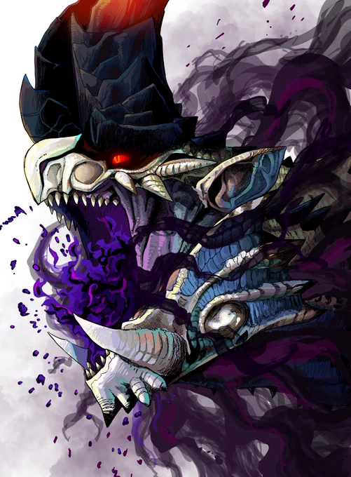 白銀の龍#モンハン #傀異克服シャガルマガラ 