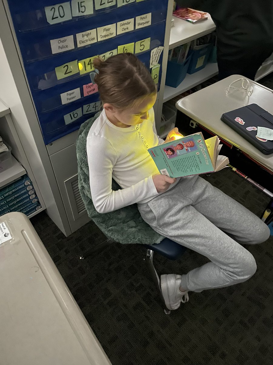 JohnsonG3_YES's tweet photo. We earned glow sticks from Moby Max! What a great gloomy day to read with them! Thanks @MobyMax !! #YESTigers180 https://t.co/30lRo8c5Pm