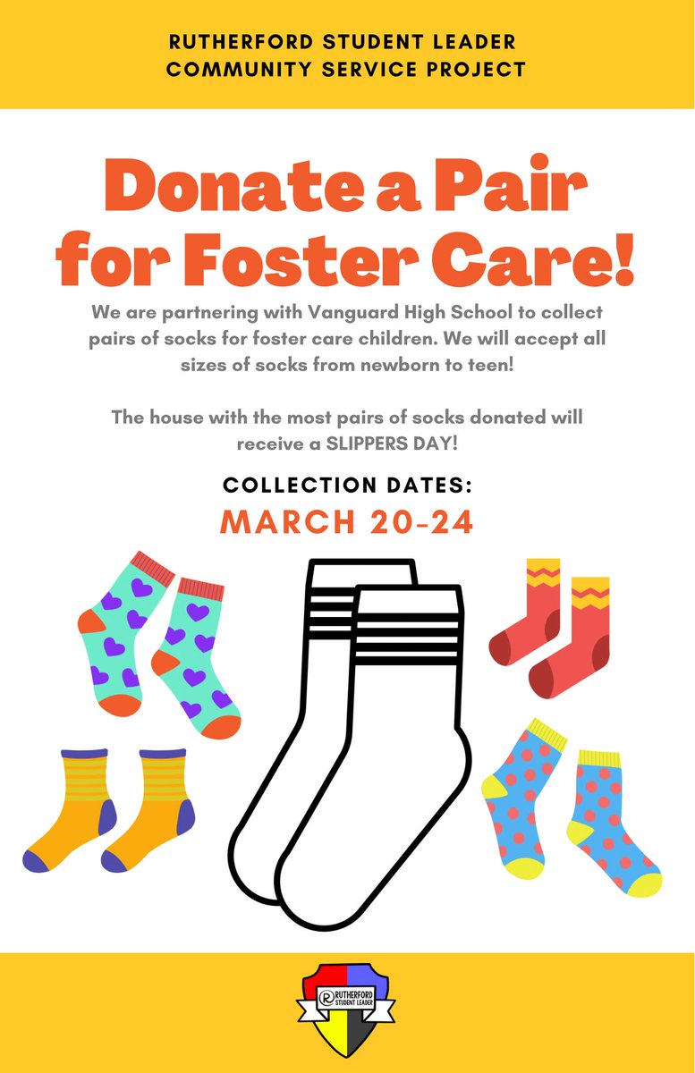 penateach's tweet photo. Socks for Foster Care was a success! Thank you @Vanguard_Nhs for your partnership. We collected around 300 socks! 🧦 #ruthes @GutierrezRuthES https://t.co/CwMrpitiVl