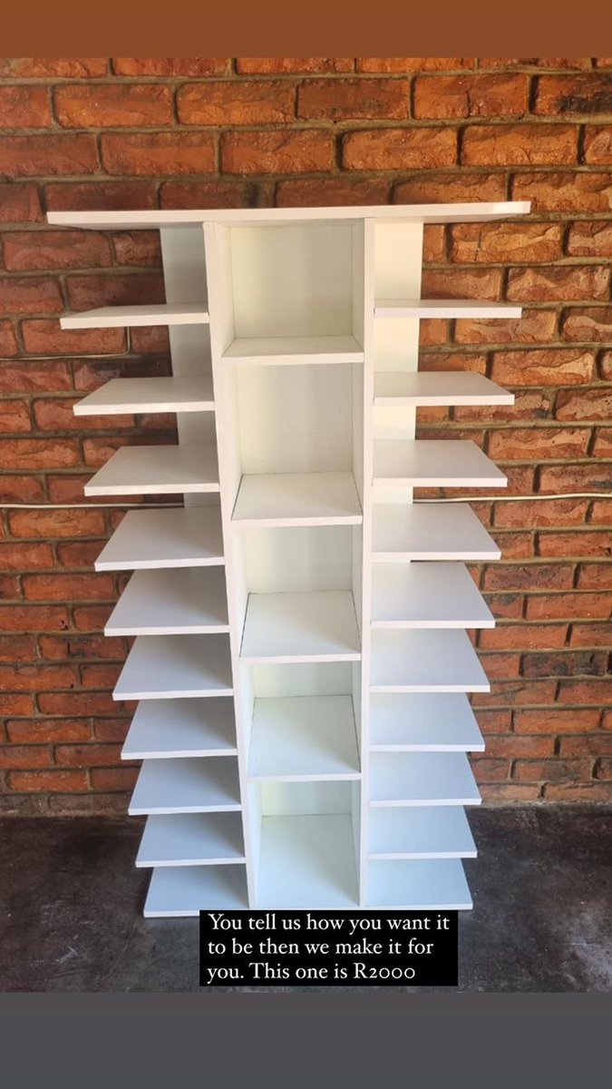 life1018's tweet photo. @missdalyricist @MfokaMqulusi I'm selling a shoe-rack R2 000.00, 
It will definitely help https://t.co/9H3iStKfgH