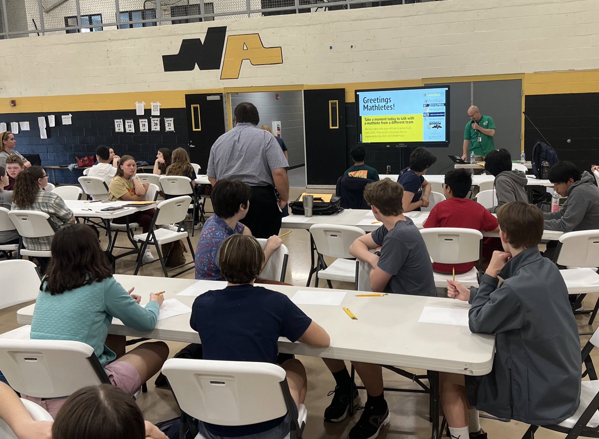 Quaker Valley Math League is at the MCWP Team Finals today at North Allegheny!  They have won their section for the 5th straight year and are in the Top 10 of Western PA!  #WeAreQV