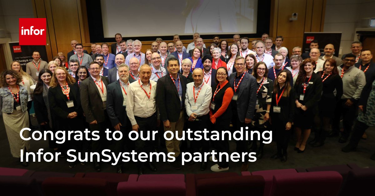Infor's tweet photo. Thank you to our mighty @Infor channel partners worldwide, who excel in exceptional customer experiences and driving successful business outcomes. See our 2022 top performers: https://t.co/EgJMvdjNtW 

#SunSystemsCloud https://t.co/ksWCxH3Way