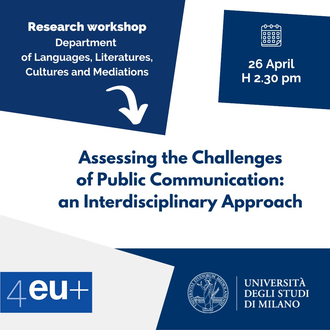 LaStatale's tweet photo. #26April #4EUplus #minigrants Workshop #Flagship2 with members of the Universities involved - Prague, Warsaw and Milan – at @LaStatale. The aim is to share and discuss research findings on the challenges of #public #communication in the European Union 👉https://t.co/5MWPgGMPNX https://t.co/Eyy1j0hPaW