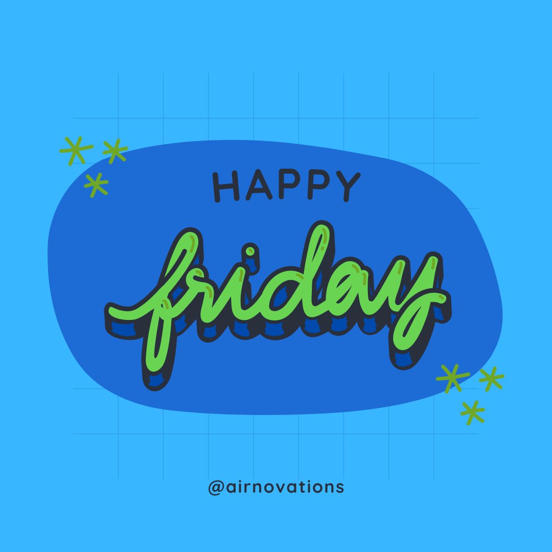 AirNovations's tweet photo. Happy Friday! We hope you have a great weekend! 

Sincerely,
The Air Novations Team https://t.co/RVoYpkdrnR