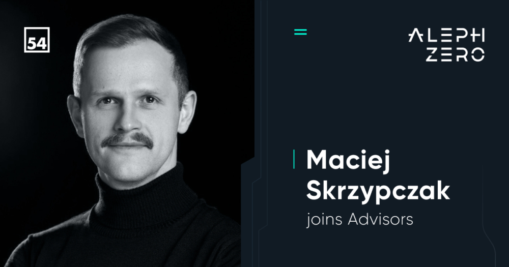 Aleph__Zero's tweet photo. Maciej Skrzypczak, partner at @Block54Capital, joins Aleph Zero in an advisory role! ⭐

Maciej will support projects in EFP with his marketing strategy know-how. After all, he has co-created Fortnite's go-to-market strategy across 17 countries, among his other achievements.

👇 https://t.co/j3cSIRPg8K