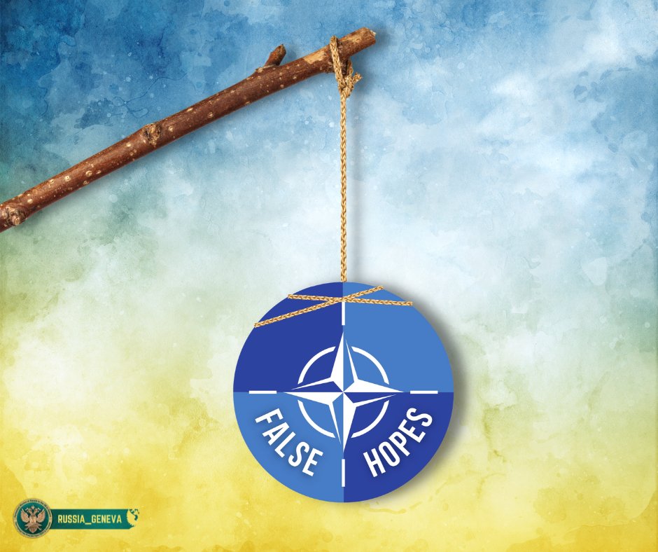 mission_russian's tweet photo. 🎙 Russian President Vladimir Putin:
 🗓 February 10, 2008 

💬 It is obvious that NATO expansion does not have any relation with the modernisation of the Alliance itself or with ensuring security in Europe. On the contrary, it is a serious provocation that reduces the level of mutual trust. And we have the right to ask: against whom is this expansion intended?

🎙 Russian President Vladimir Putin:
🗓 February 7, 2022

💬 If Ukraine joins NATO and attempts to settle its disputes with Russia using military means, that would spell a direct conflict between Russia and NATO, in which there would no winners.

🎙 Press Secretary of the Russian President Dmitry Peskov:
🗓 April 21, 2023

💬 NATO continues its policy of absorbing and drawing Ukraine into the Alliance. President Putin had been raising this issue long before the beginning of the special military operation.

❗️ NATO Secretary General Jens Stoltenberg's recent statements once again prove that the special operation in Ukraine was a correct and timely decision made by the Russian President, since the aggressive intentions of the Alliance threaten the security of the Russian Federation.