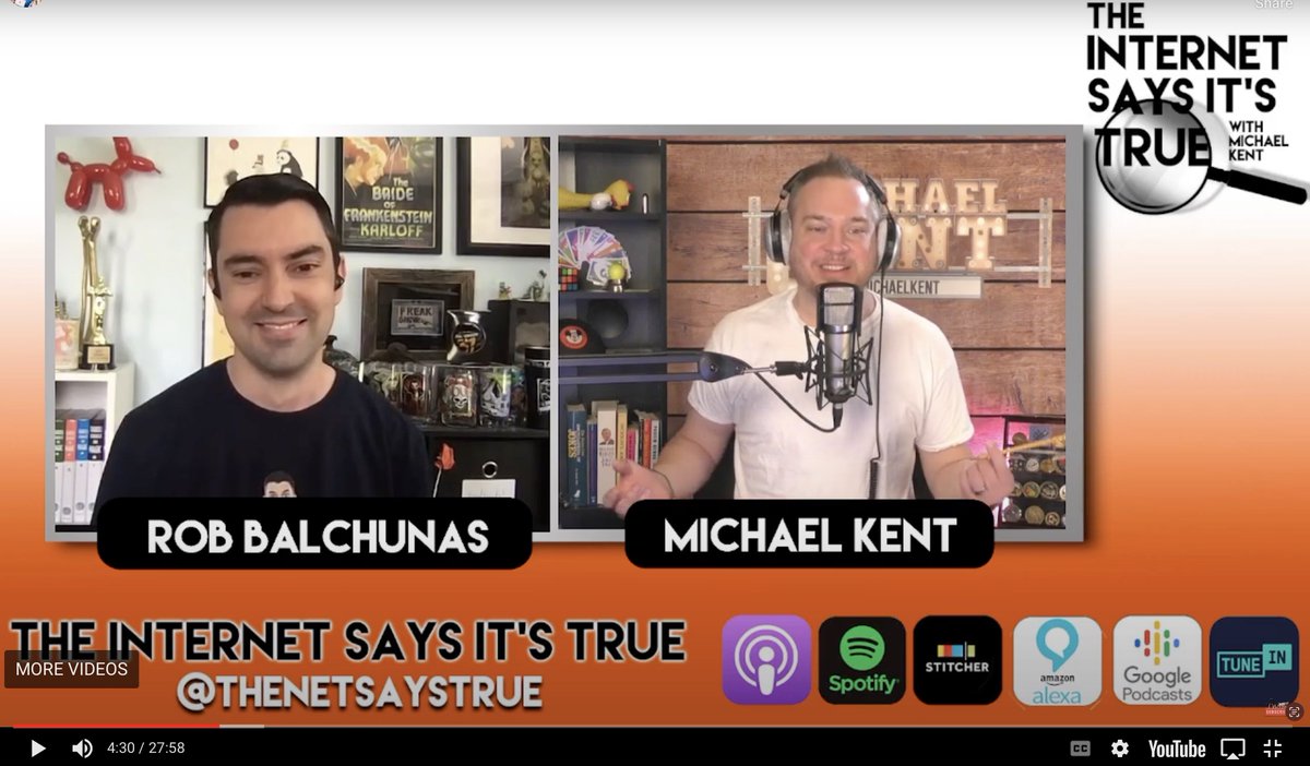 Enjoyed having <a href="/RobBalloonGuy/">Rob the Balloon Guy</a> on the podcast! Tune in on Monday to hear the episode - just subscribe to <a href="/TheNetSaysTrue/">The Internet Says it's True</a> wherever you listen! 

Also - peep my new <a href="/beyerdynamic/">beyerdynamic</a> cans! A HUGE improvement over the AKGs I was using!