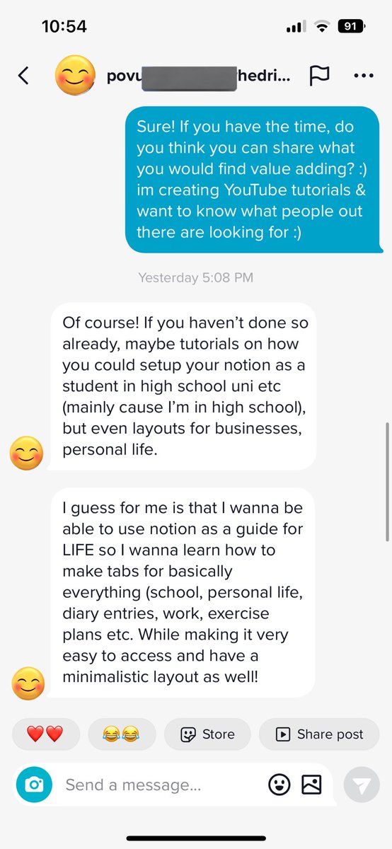 The greatest value you can offer as an entrepreneur is to identify a problem/ a gap of your target audience.

I had the opportunity to do so on TikTok &amp; a follower gave such valuable insights on their needs. 

#buildinpublic