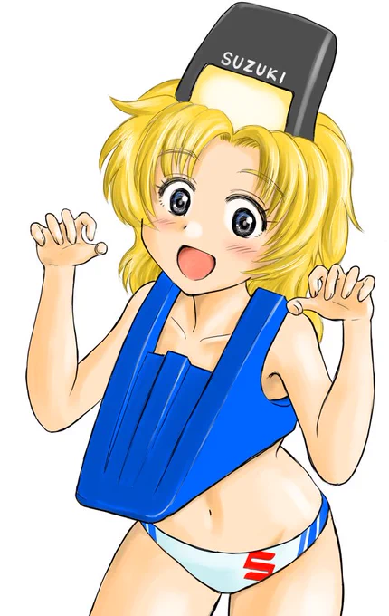 #なんだって良い金髪のうちの子を載せるチャンスだおフランス出身という設定ですので、(なんとなく)金髪キャラになりました。 