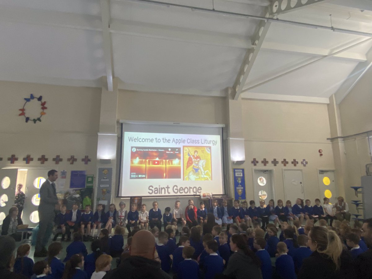 stjosephskly's tweet photo. Apple class performed a wonderful liturgy this morning all about St George our class saint! They were absolutely fantastic and I am so proud of them! 🌟 Great reading,acting and singing! #Appleclass #StGeorgesDay #SJKRE 🍎 https://t.co/Bqs1ceyLQR