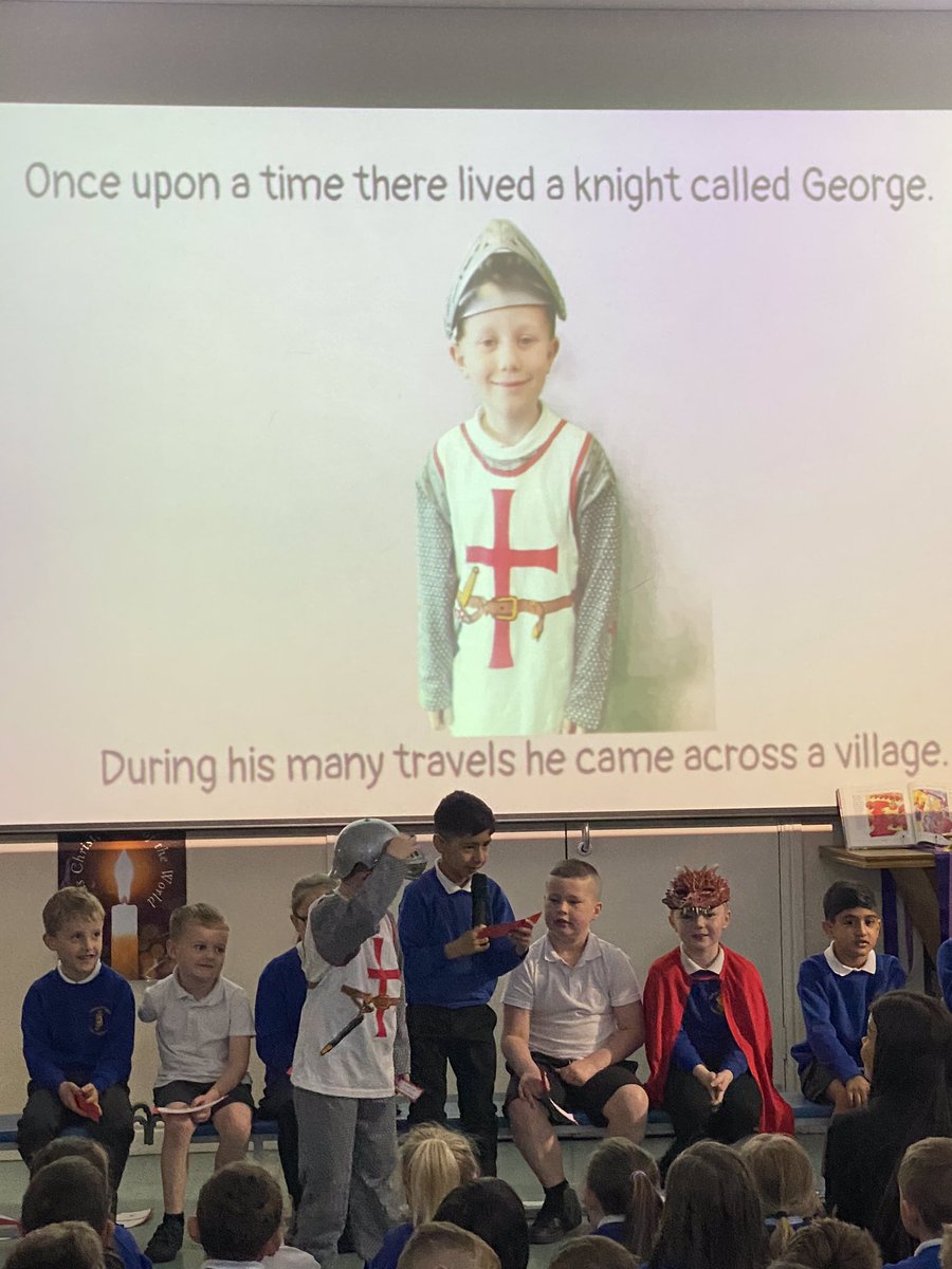 stjosephskly's tweet photo. Apple class performed a wonderful liturgy this morning all about St George our class saint! They were absolutely fantastic and I am so proud of them! 🌟 Great reading,acting and singing! #Appleclass #StGeorgesDay #SJKRE 🍎 https://t.co/Bqs1ceyLQR