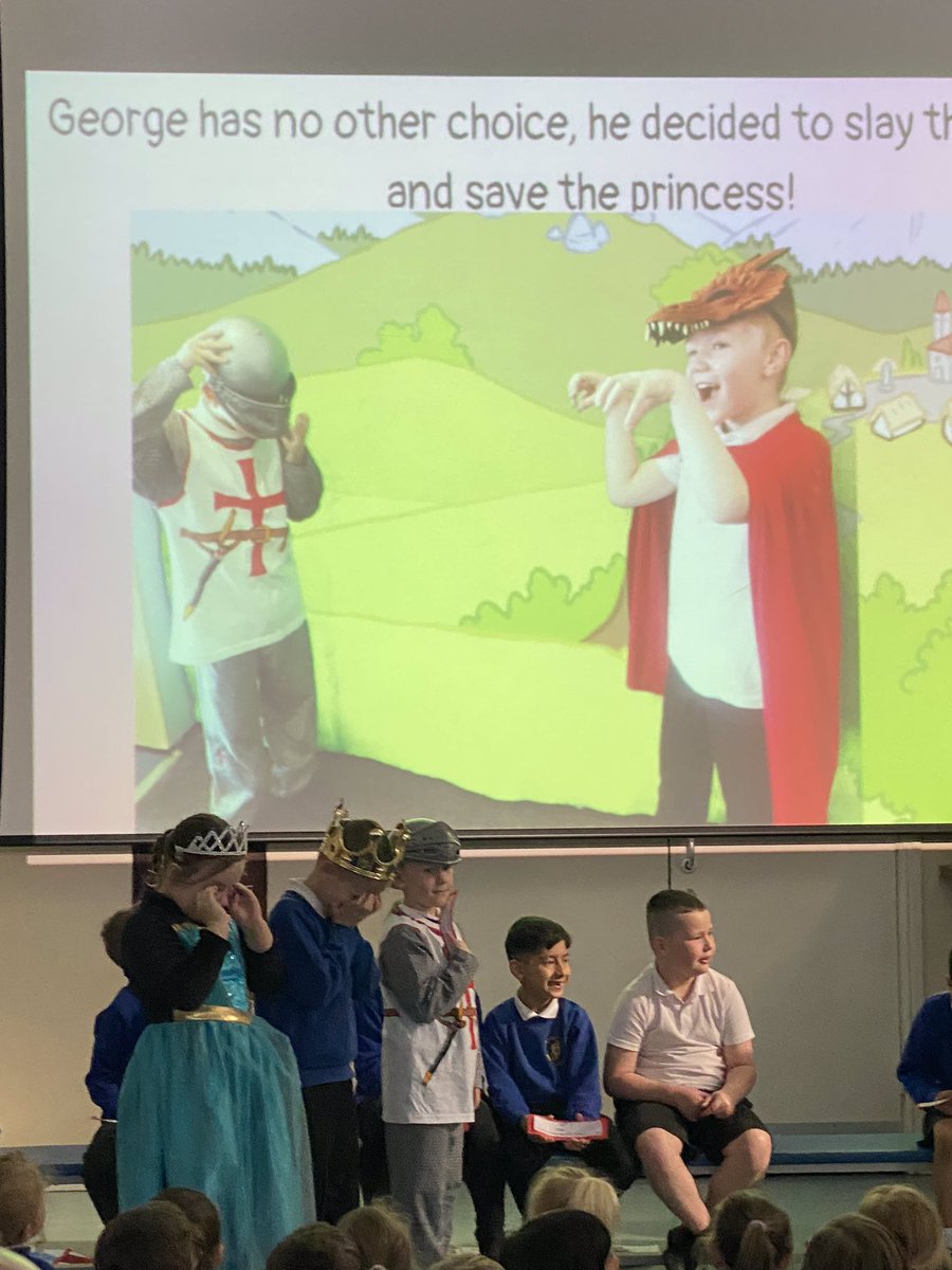stjosephskly's tweet photo. Apple class performed a wonderful liturgy this morning all about St George our class saint! They were absolutely fantastic and I am so proud of them! 🌟 Great reading,acting and singing! #Appleclass #StGeorgesDay #SJKRE 🍎 https://t.co/Bqs1ceyLQR