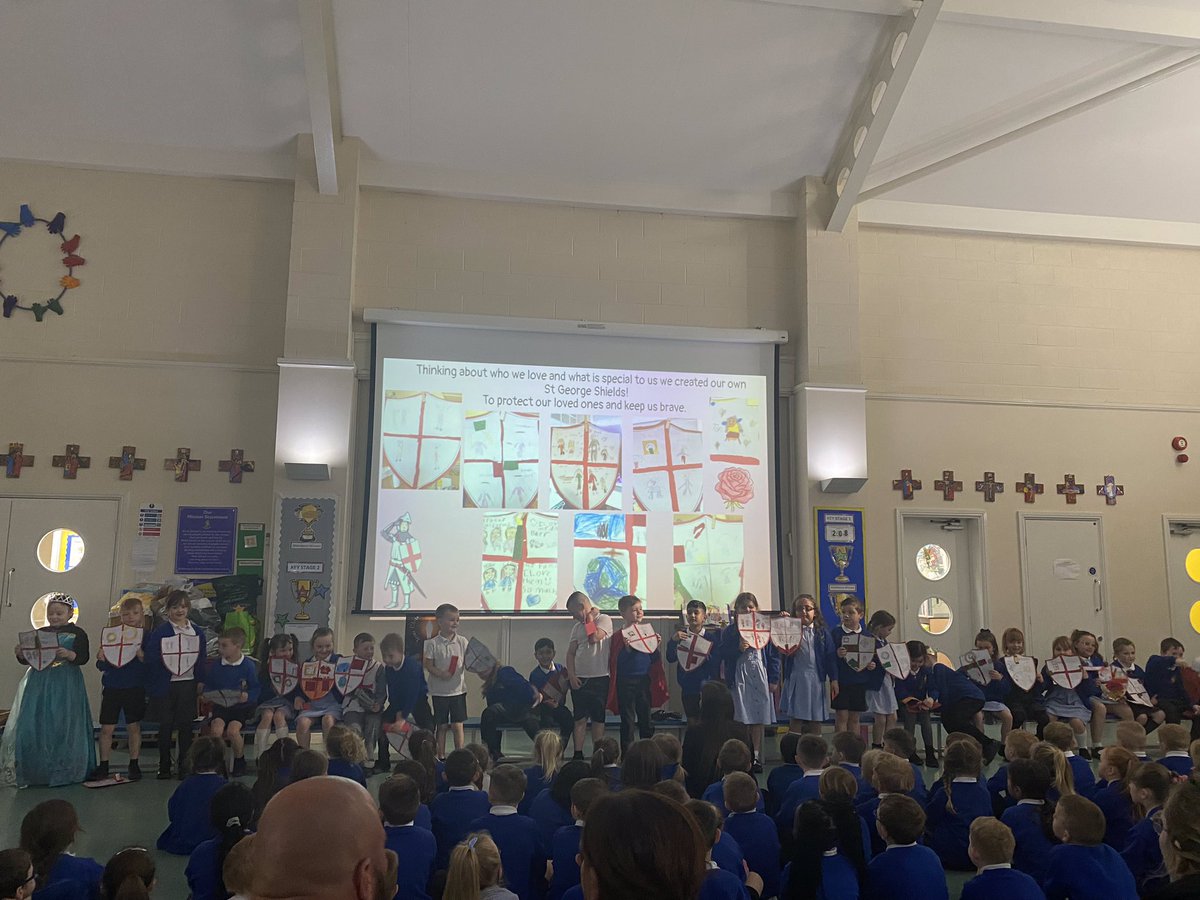stjosephskly's tweet photo. Apple class performed a wonderful liturgy this morning all about St George our class saint! They were absolutely fantastic and I am so proud of them! 🌟 Great reading,acting and singing! #Appleclass #StGeorgesDay #SJKRE 🍎 https://t.co/Bqs1ceyLQR