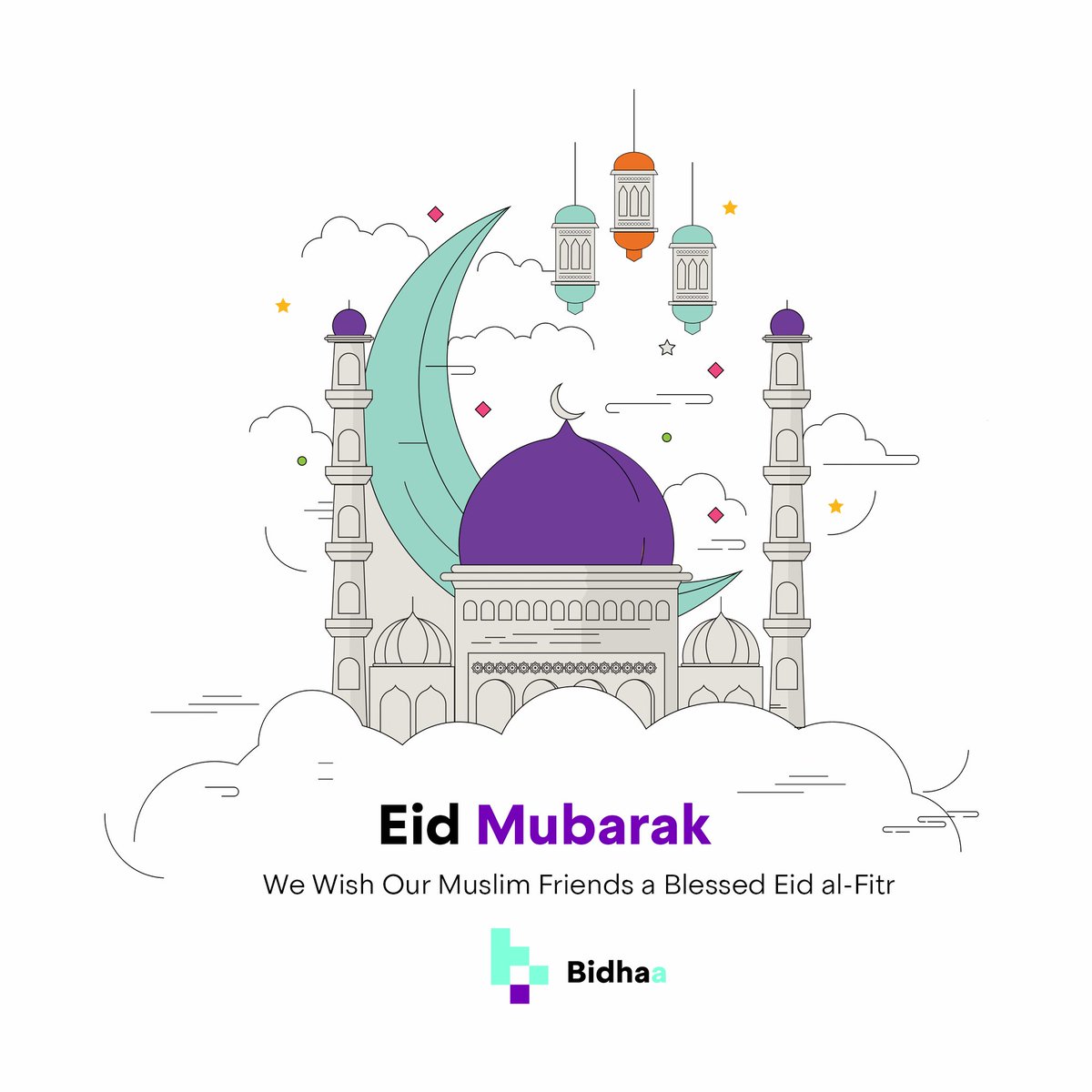 trybidhaa's tweet photo. Wishing everyone a very happy and blessed Eid al-Fitr! May this special day bring you joy, peace, and prosperity. ✨ https://t.co/Hro7YJzG69