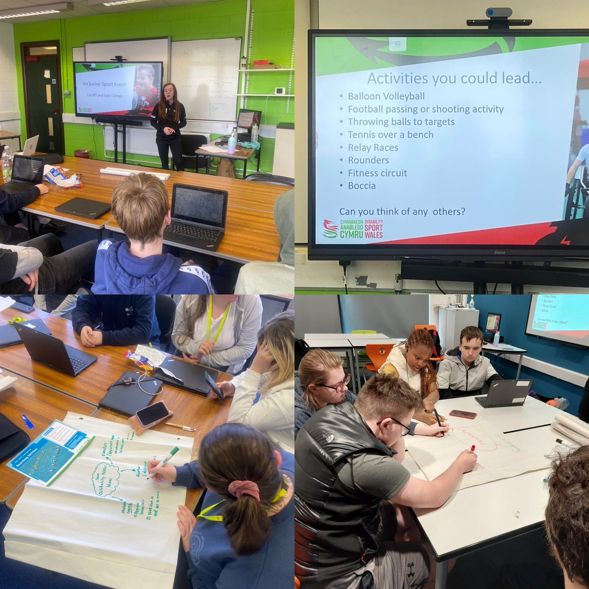 Lucy Hooper (@lucyehooper2) on Twitter photo Thank you Emma <a href="/dsw_news/">Disability Sport Wales</a> for an insightful first session. To support our Vocational Access Learners from Cardiff & Colcot Campus plan their inclusive sport Event with <a href="/WhitmoreHigh/">Whitmore High School</a> <a href="/CAVC/">Cardiff and Vale College | Coleg Caerdydd a’r Fro</a> <a href="/SPARintheUK/">SPAR UK</a> <a href="/PWLLCAVC1/">Foundation Learning CAVC</a> <a href="/pabalino22/">Hayley Evans</a> #inclusion #aln #disabilityinclusion #cavc Thank you Emma <a href="/dsw_news/">Disability Sport Wales</a> for an insightful first session. To support our Vocational Access Learners from Cardiff & Colcot Campus plan their inclusive sport Event with <a href="/WhitmoreHigh/">Whitmore High School</a> <a href="/CAVC/">Cardiff and Vale College | Coleg Caerdydd a’r Fro</a> <a href="/SPARintheUK/">SPAR UK</a> <a href="/PWLLCAVC1/">Foundation Learning CAVC</a> <a href="/pabalino22/">Hayley Evans</a> #inclusion #aln #disabilityinclusion #cavc