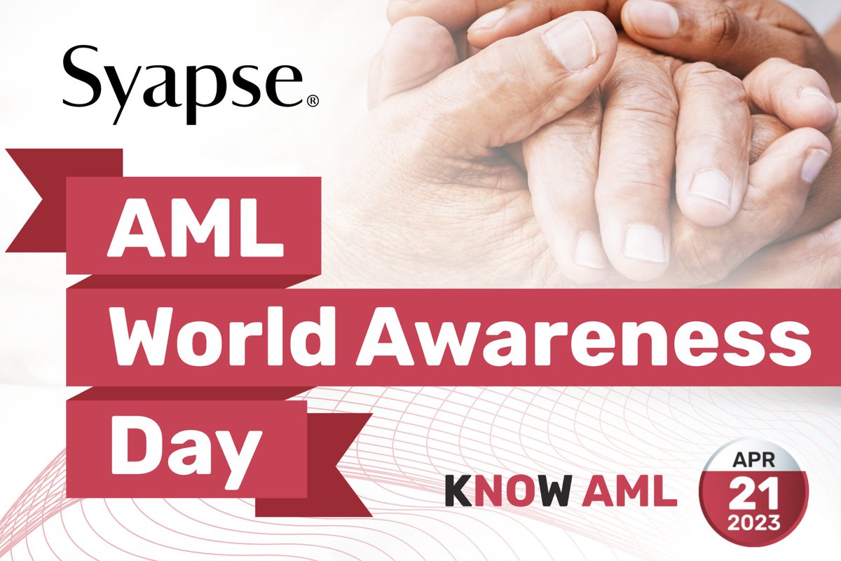 Today we raise awareness for #KnowAML. We’re committed to creating complete patient journey data to properly assess & understand AML. So, together, we can understand the disease, treatments & prognosis. Let’s spread awareness & find answers. #MyStoryOurJourney