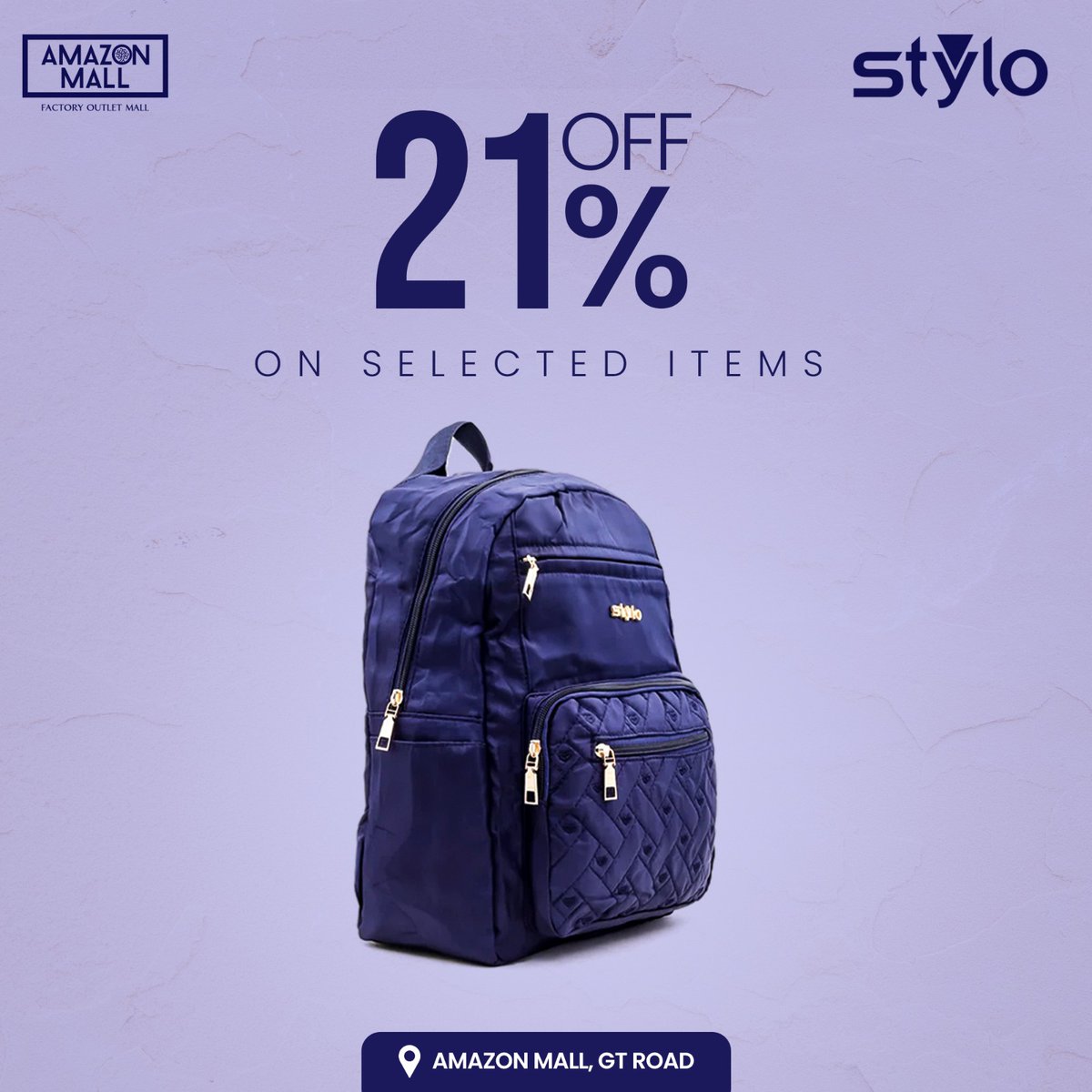 amazonmallpk's tweet photo. Stylo 🔥
21% OFF *ON SELECTED ITEMS!
Location📍Amazon Outlet Mall, GT Road.
#amazon #amazonmall #amazonmallgtroad #luxurylife #100k
#fyp #trending #fyp #sale #stylo #stylopakistan #styloamazonmall https://t.co/y076DP1AQa