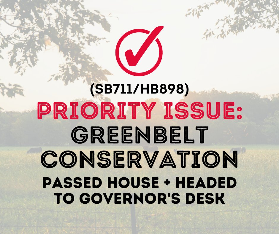 Tennessee Farm Bureau Federation (@tnfarmbureau) on Twitter photo Our priority issue on Greenbelt has officially passed the House and is headed to <a href="/GovBillLee/">Gov. Bill Lee</a>'s desk! Thankful to <a href="/StateHurt/">State Rep. Chris Hurt</a> for carrying this in the House, and appreciate all representatives for showing unanimous support.
#TNFarmBureau I #TNLeg Our priority issue on Greenbelt has officially passed the House and is headed to <a href="/GovBillLee/">Gov. Bill Lee</a>'s desk! Thankful to <a href="/StateHurt/">State Rep. Chris Hurt</a> for carrying this in the House, and appreciate all representatives for showing unanimous support.
#TNFarmBureau I #TNLeg