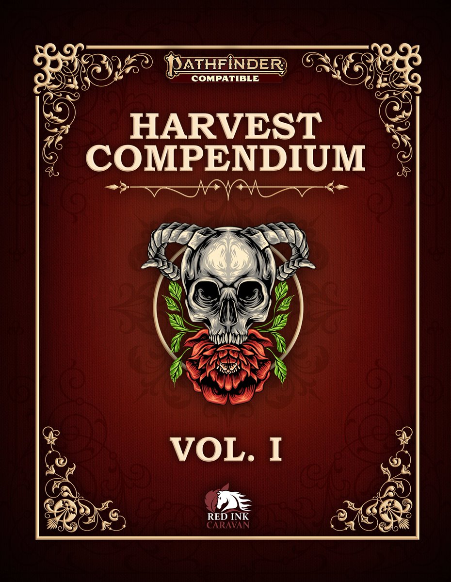 AnneofManyNames's tweet photo. The Harvest Compendium for #Pathfinder2e is fully funded and already surged through its first stretch goal. THANK YOU! 

There's been a lot of interest in the Foundry VTT conversion for the project and it's the next stretch goal. Please RT and like to help us get there! https://t.co/I8EhhrKmXB