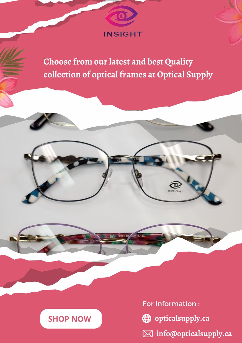 OpticalSupply1's tweet photo. Get sharp and fancy looks of frames at Optical Supply

For More Information:-
Contact Us:- 647-497-6272
Visit Our Website:- https://t.co/HMEBXYJpEU

#eyeweartrends #eyeweardesign #eyewear #opticalframes #shades #glassesbranded #glassesfashion #eyes #opticians #glasses https://t.co/GE07tKLLpw