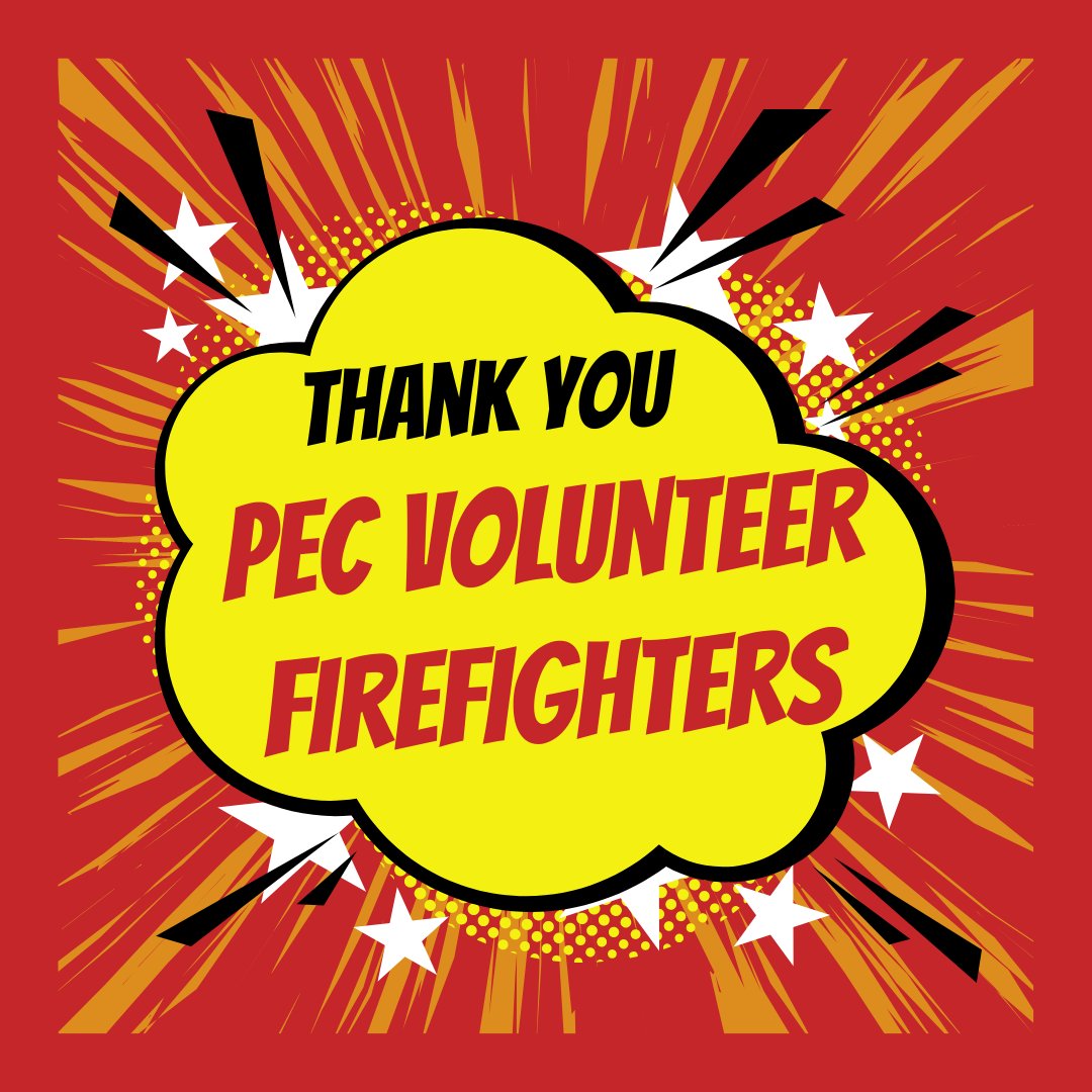 Shire_Hall's tweet photo. PEC Fire &amp; Rescue would like to thank our volunteer firefighters for all that you do and for your continued dedication. 

We rely on our volunteer firefighters to provide protection services across the County and our volunteers are the primary resources for our success. https://t.co/KUOnQ9ysLt