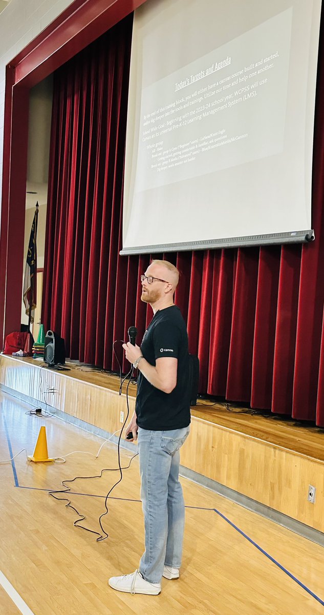 <a href="/HGHedgehog/">Holly Grove ES</a> staff engaged in reviewing data, collaborating, and developing understanding of Canvas! 🦔#growingatthegrove <a href="/WCPSS/">Wake County Public School System</a> #verticaldiscussions