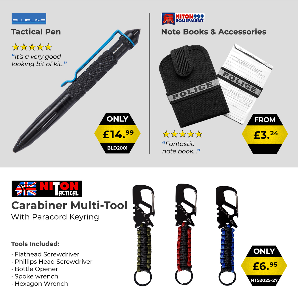 Niton999's tweet image. Are you a First Responders looking to ensure you're always prepared for any situation? 👮🚑
niton999.co.uk/shops/edc-esse…

Check out our guide to EDC essentials, featuring must-have items like pens, clip-on lights, notebooks, and bags! 
#EDCessentials #Police #Paramedic 💼🔦✍️