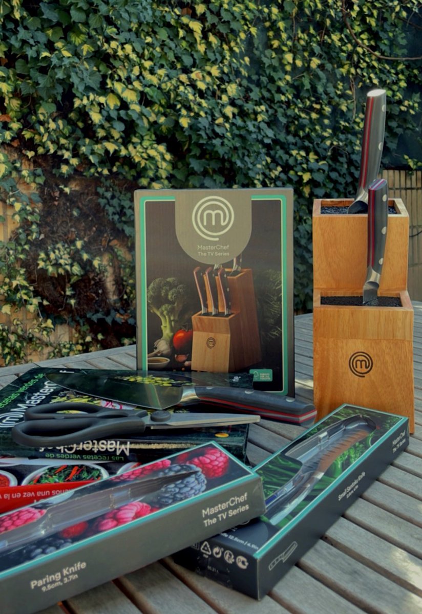 ¿Quieres ganar un juego completo de cuchillos #MasterChef? Cita este tweet mencionando a dos amigos y comentando qué receta realizarías con ellos para sorprender a los jueces. #CuchillosMasterChef <a href="/BMSupermercados/">bmsupermercados</a> 

¡Suerte! 💫