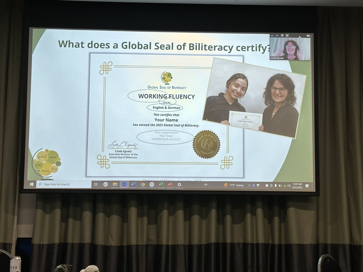 Knowing more about the Global seal with Linda Egnatz
#AvantArgentina