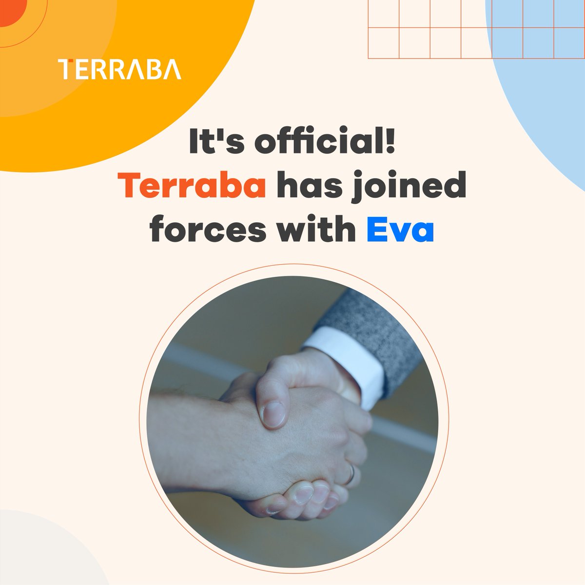 terrabainc's tweet photo. ¡Noticias grandes! 🧨

¡Terraba ha sido adquirida por @eva_commerce🥇

Asegúrate de seguir nuestra nueva cuenta para que no te pierdas nada de lo que está por venir. ✅

Vamos 🚀 https://t.co/VF9cfrd5G6