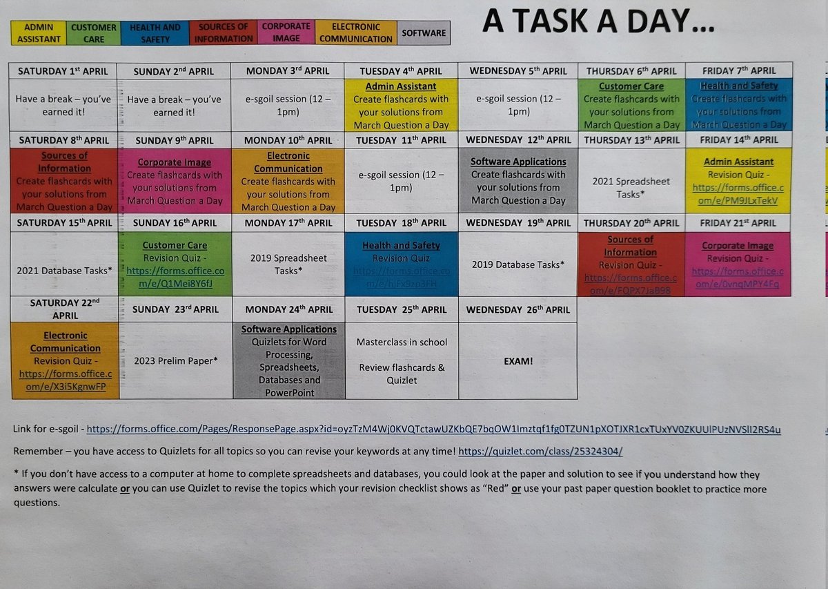 kssbusiness's tweet photo. Final day for our senior pupils so wishing them all the best for their exams. Pupils telling us they don't know the best way to study so hoping this has helped them! #goodluck #youcandoit #seeyouatthemasterclass #askifyouneedhelp @KnightswoodSec https://t.co/Jz9JPcErJv