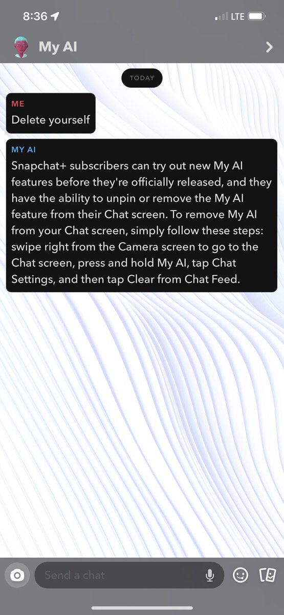 k_hizzel's tweet photo. @Snapchat why I gotta pay money to get rid of something I didn’t want in the first place. https://t.co/mPkMJH3xQh
