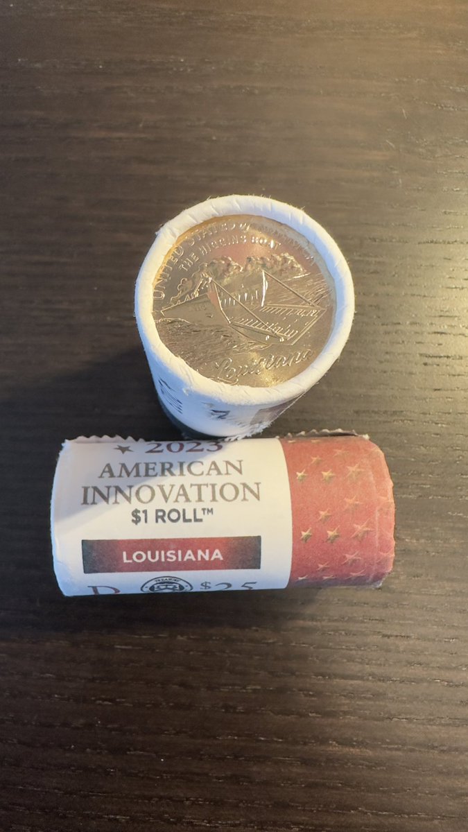 USCoinNews's tweet photo. #mailcall. The lovely Louisiana American Innovation dollars have arrived! #coins #coincollecting #numismatics #usmint @usmint https://t.co/8mWLn8l2QS
