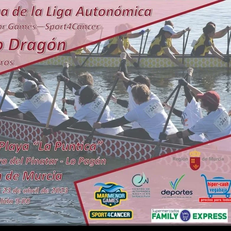 Vientos_bcs's tweet photo. El domingo 23 de abril volvemos de competición en San Pedro del Pinatar en el @sport4cancermmg.
Vamos 🐲🐲🐲 
#nuestrocoloreslainvestigacion #masinvestigacionparamasvida #paladasdevida #vencerelcancer #ejercicioycancer #cáncerdemama #somospalistas #dragonboat #dragonboatbcs https://t.co/LtBpR2xxkz