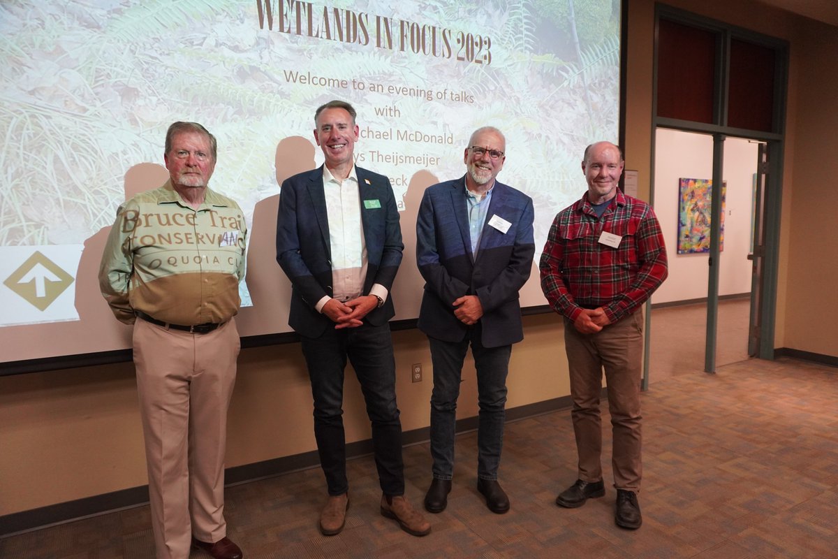 Close to 100 people showed up for the Wetlands in Focus evening of talks in Hamilton this week. A heartfelt thank you to all the speakers and to all of you who came out to listen, learn and ask your questions.  #wetlandsBTC