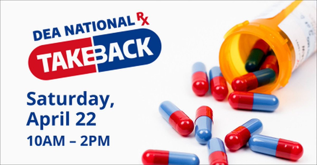 Tomorrow, April 22, 2023, KPD will be partnering with the DEA for prescription take back day from 10 AM to 2 PM. Please bring in your unneeded or expired medications to 3600 Shroyer Rd so they can be disposed of safely. Thank you.