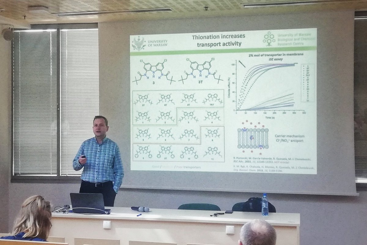 chmielewski_lab's tweet photo. What a beautiful day to attend a seminar by our PI! ⚗️ Ochota Campus is finally full of spring ☀️🌱 @ChemistryUW @UniWarszawski #CNBCh #CeNT https://t.co/ZYXVgbHxXj