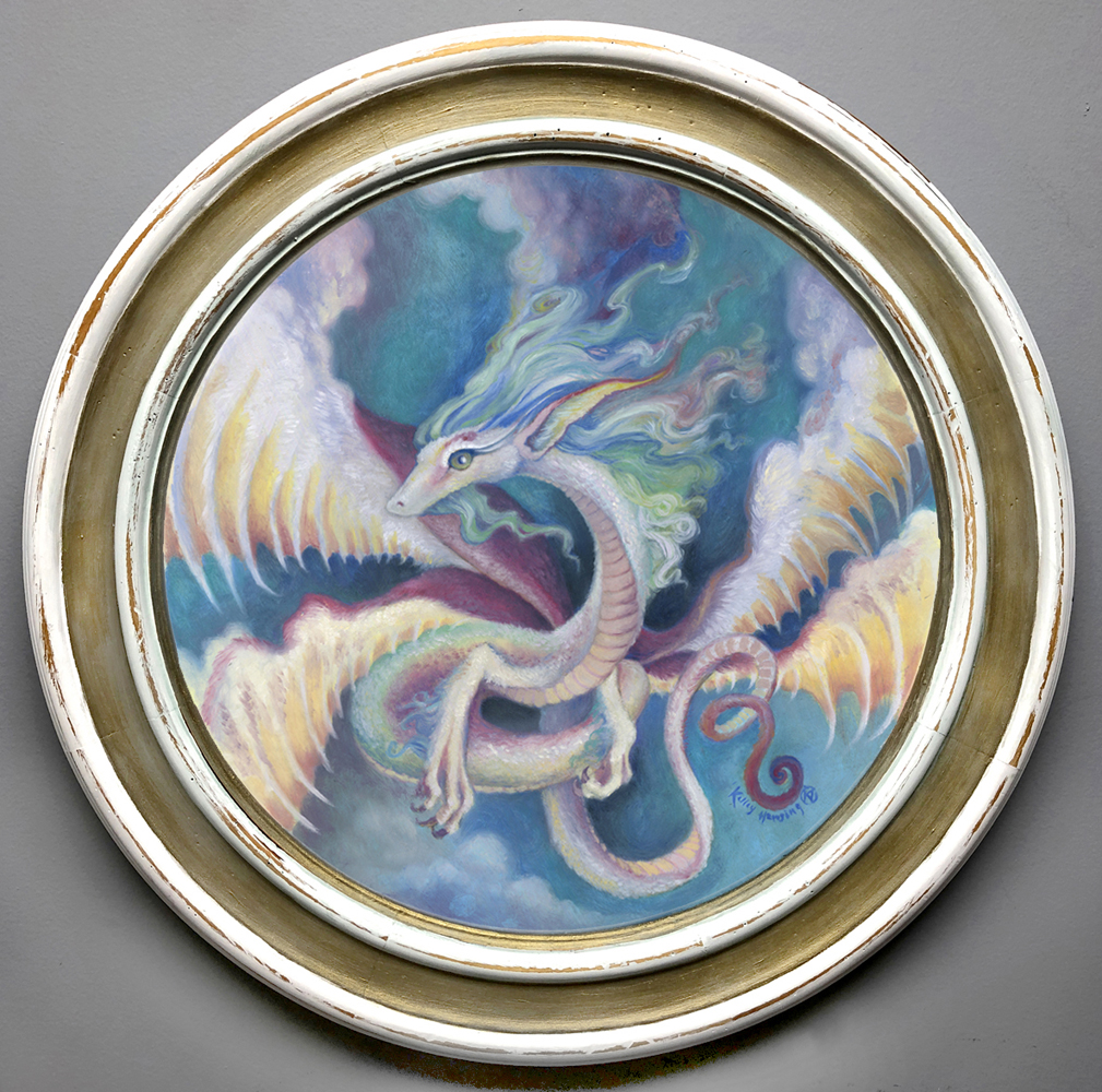 New #Original #Art: Wind Dragon by Kelley Hensing - everydayoriginal.com/product/wind-d… #everydayoriginal @everydayorig