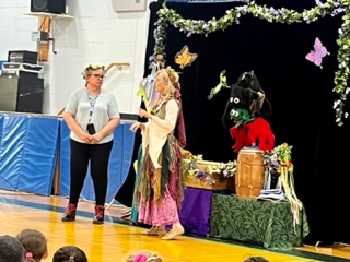We LOVE our Friday morning assemblies! Our JFK Cubs started their day with an engaging, interactive presentation by Mother Nature.  Such a great way to come together as a school community!  Our teachers are such great sports! #HAPPYEARTHDAY #LOVEOURPLANET