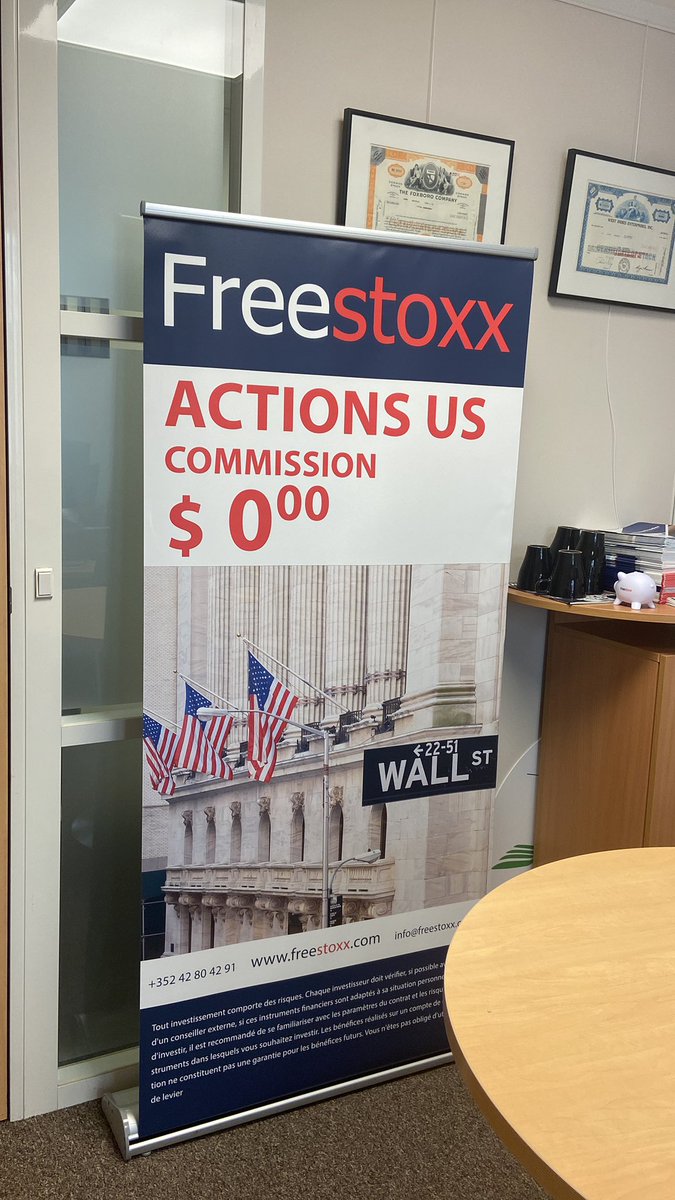 freestoxxfr's tweet photo. Vous avez bien vu: $0.00 sur les actions (et les options) 🇺🇸 📈
🤔Des questions ? Venez nous rencontrer à Paris dans nos bureaux (13-15 rue Taitbout, Paris 9e)
#freestoxx #0commission https://t.co/DTFcbho0SH